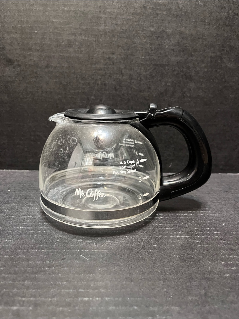 MR COFFEE replacement decanter carafe black 4 cup 5 cup